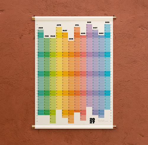 Blocks: 2027 graphic yearly planner