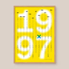 Minx: personalised date poster