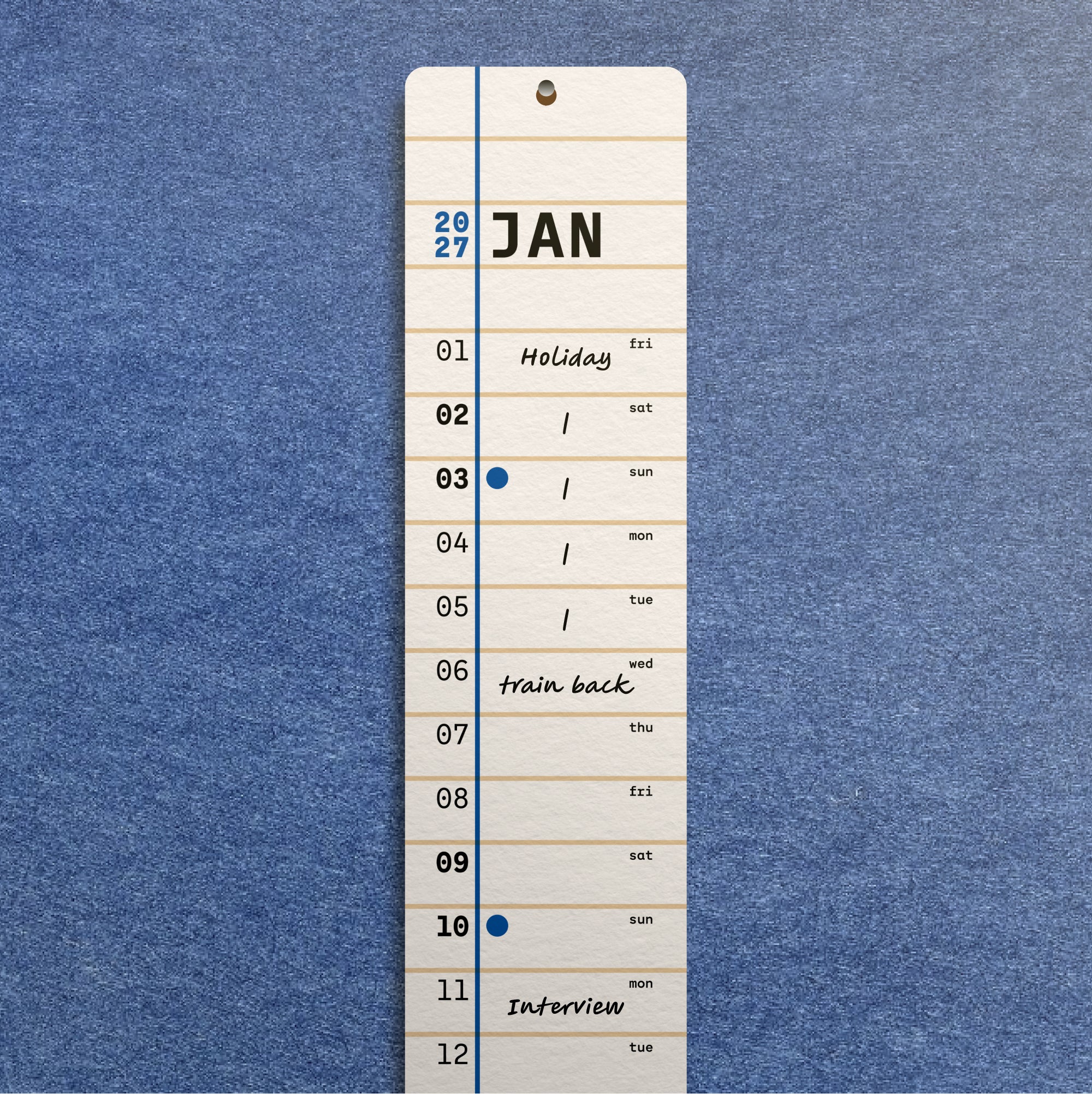 Squared: 2027 monthly wall calendar