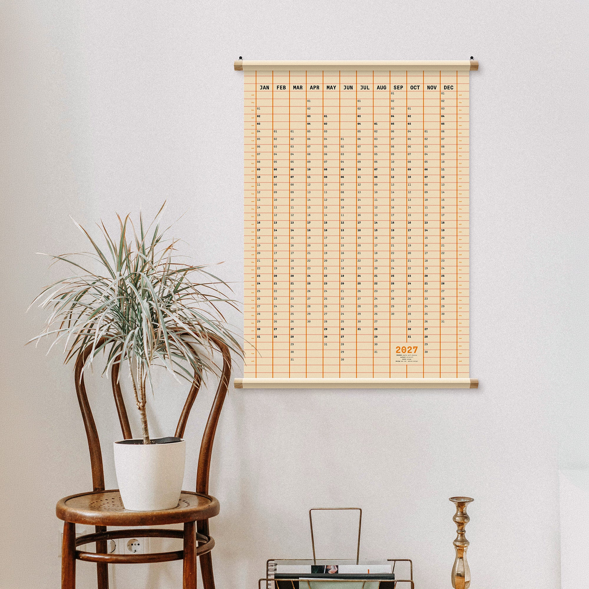 Squared: 2027 yearly wall planner
