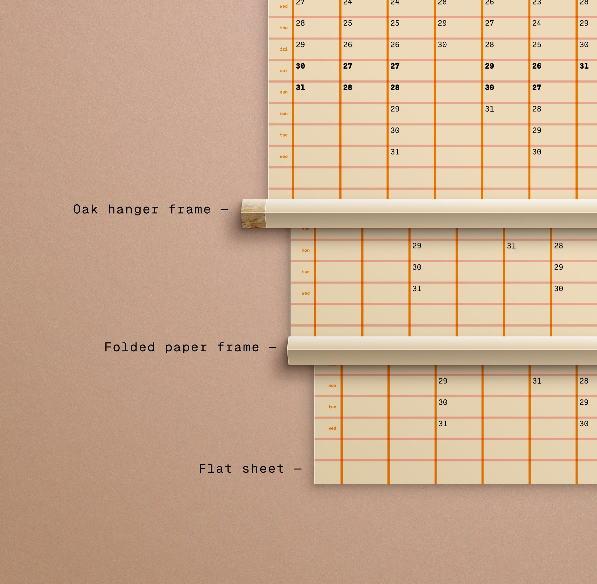 Squared: 2027 yearly wall planner